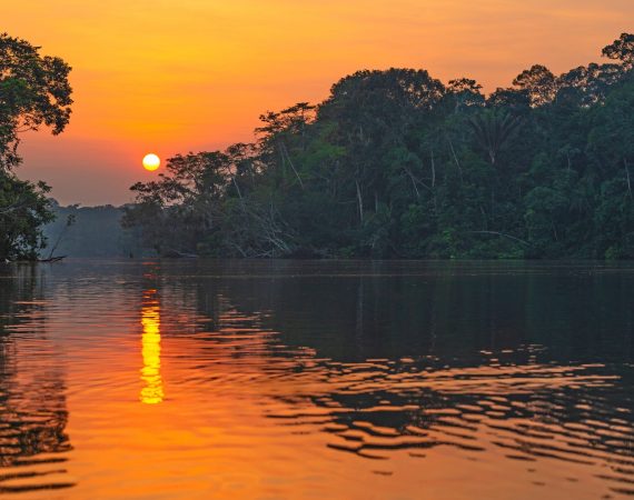 Amazon River in the Ecuadorian Amazon